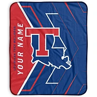 Pegasus Louisiana Tech Bulldogs 50" x 60" Arrow Personalized Fleece Blanket