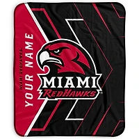 Pegasus Miami University RedHawks 50" x 60" Arrow Personalized Fleece Blanket