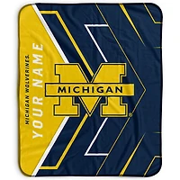 Pegasus Michigan Wolverines 50" x 60" Arrow Personalized Fleece Blanket