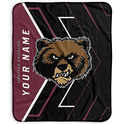 Pegasus Montana Grizzlies 50" x 60" Arrow Personalized Fleece Blanket