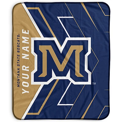 Pegasus Montana State Bobcats 50" x 60" Arrow Personalized Fleece Blanket