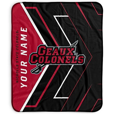 Pegasus Nicholls State Colonels 50" x 60" Arrow Personalized Fleece Blanket