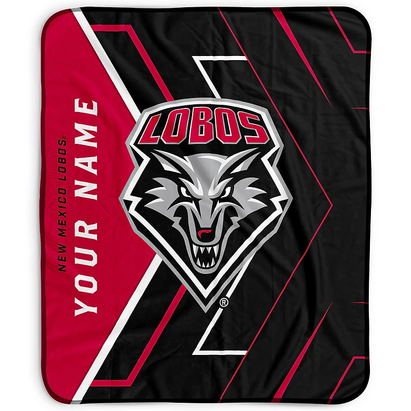 Pegasus New Mexico Lobos 50" x 60" Arrow Personalized Fleece Blanket