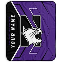 Pegasus Northwestern Wildcats 50" x 60" Arrow Personalized Fleece Blanket