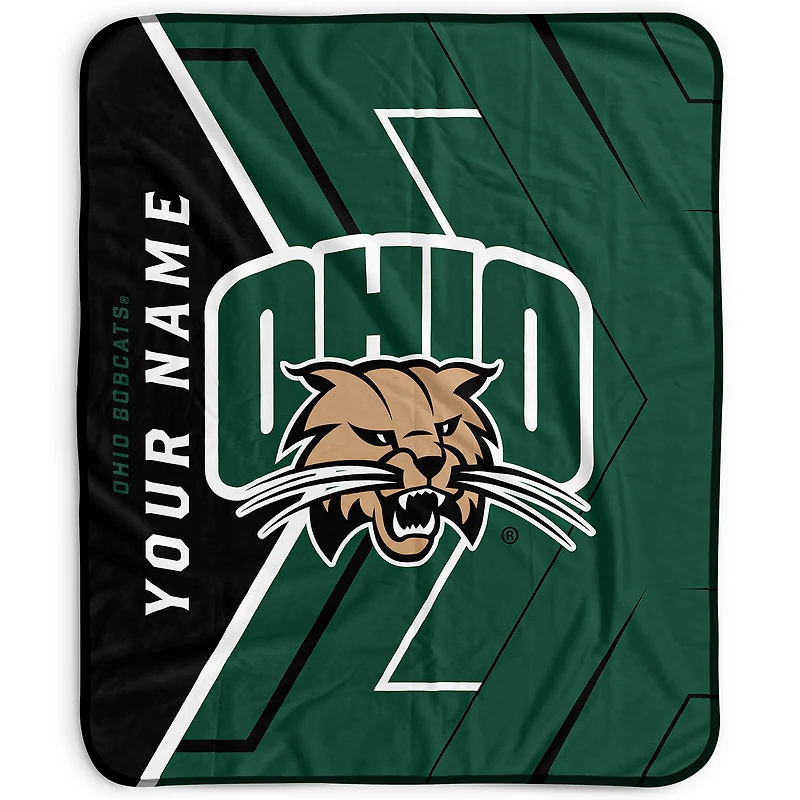 Pegasus Ohio Bobcats 50" x 60" Arrow Personalized Fleece Blanket