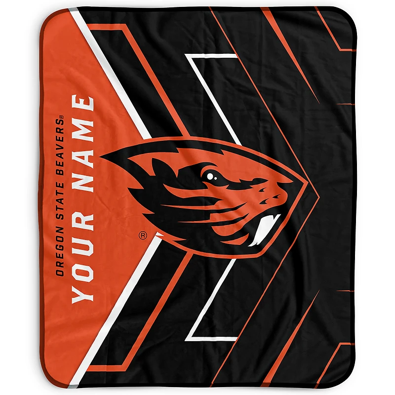 Pegasus Oregon State Beavers 50" x 60" Arrow Personalized Fleece Blanket