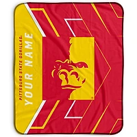 Pegasus Pittsburg State Gorillas 50" x 60" Arrow Personalized Fleece Blanket