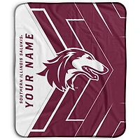 Pegasus Southern Illinois Salukis 50" x 60" Arrow Personalized Fleece Blanket