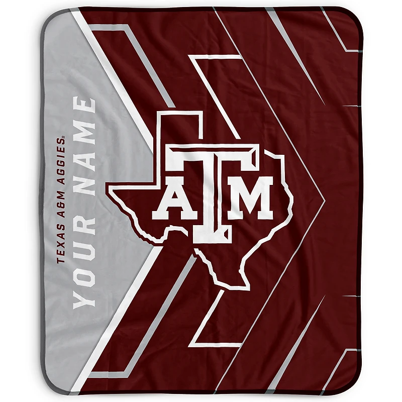 Pegasus Texas A&M Aggies 50" x 60" Arrow Personalized Fleece Blanket