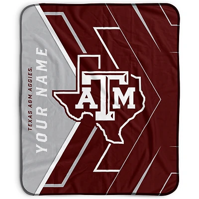 Pegasus Texas A&M Aggies 50" x 60" Arrow Personalized Fleece Blanket