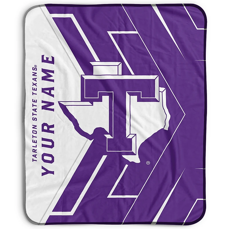 Pegasus Tarleton State Texans 50" x 60" Arrow Personalized Fleece Blanket