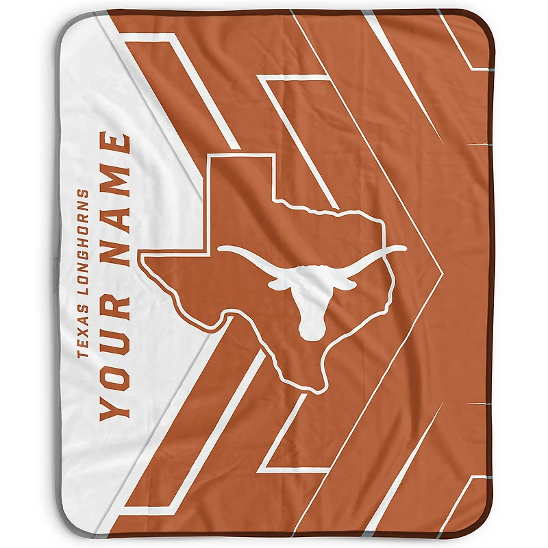 Pegasus Texas Longhorns 50" x 60" Arrow Personalized Fleece Blanket