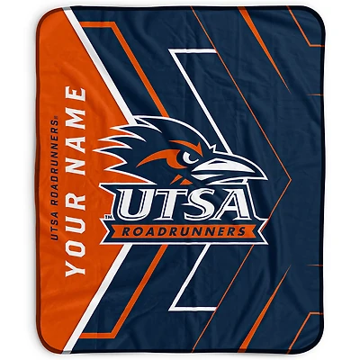 Pegasus UTSA Roadrunners 50" x 60" Arrow Personalized Fleece Blanket