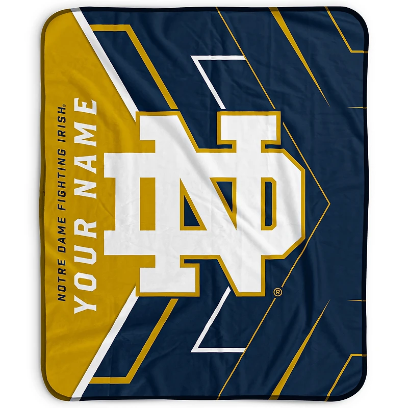Pegasus Notre Dame Fighting Irish 50" x 60" Arrow Personalized Fleece Blanket