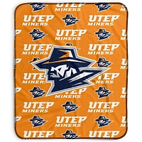 Pegasus UTEP Miners 50" x 60" Repeat Wordmark Fleece Blanket
