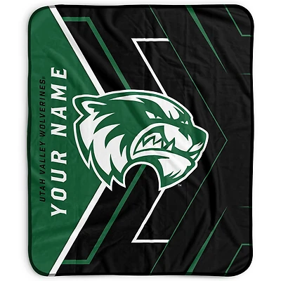 Pegasus Utah Valley Wolverines 50" x 60" Arrow Personalized Fleece Blanket