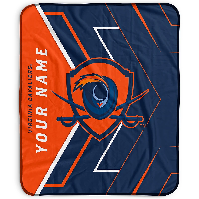 Pegasus Virginia Cavaliers 50" x 60" Arrow Personalized Fleece Blanket