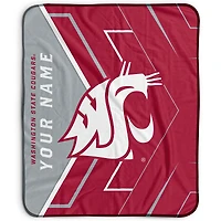 Pegasus Washington State Cougars 50" x 60" Arrow Personalized Fleece Blanket