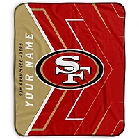 Pegasus San Francisco 49ers 50" x 60" Arrow Personalized Fleece Blanket