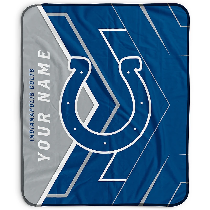 Pegasus Indianapolis Colts 50" x 60" Arrow Personalized Fleece Blanket
