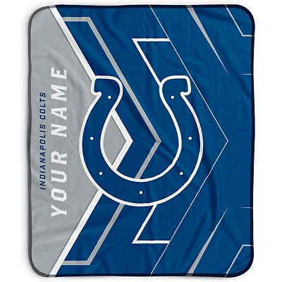 Pegasus Indianapolis Colts 50" x 60" Arrow Personalized Fleece Blanket