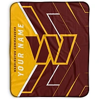 Pegasus Washington Commanders 50" x 60" Arrow Personalized Fleece Blanket