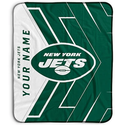 Pegasus New York Jets 50" x 60" Arrow Personalized Fleece Blanket