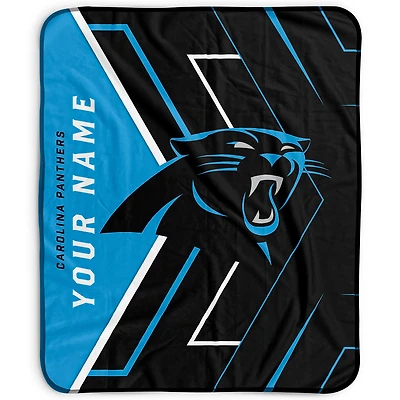 Pegasus Carolina Panthers 50" x 60" Arrow Personalized Fleece Blanket