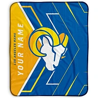 Pegasus Los Angeles Rams 50" x 60" Arrow Personalized Fleece Blanket