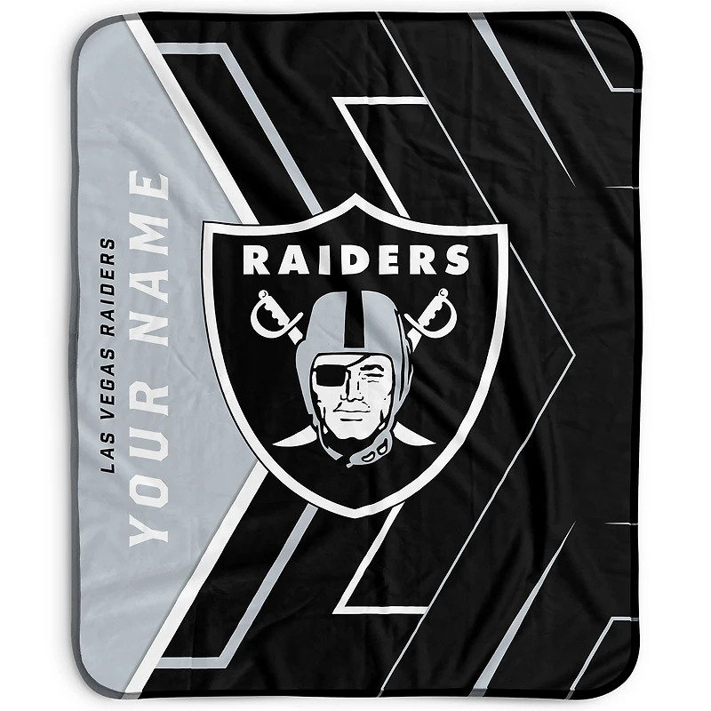 Pegasus Las Vegas Raiders 50" x 60" Arrow Personalized Fleece Blanket