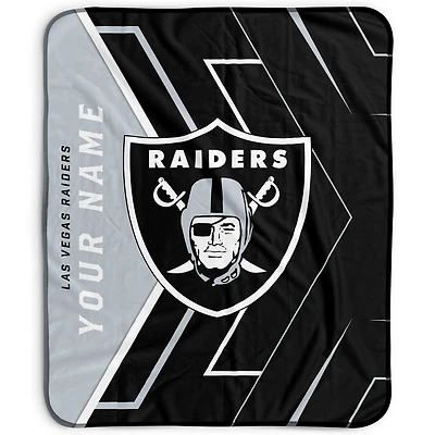 Pegasus Las Vegas Raiders 50" x 60" Arrow Personalized Fleece Blanket
