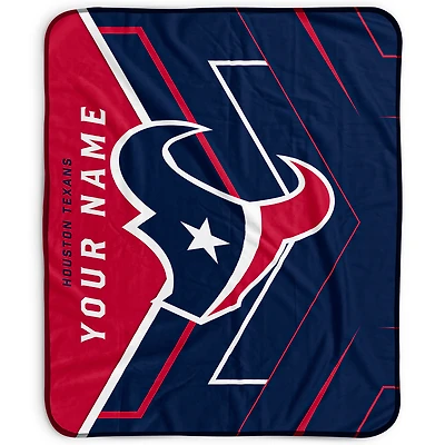 Pegasus Houston Texans 50" x 60" Arrow Personalized Fleece Blanket