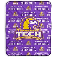 Pegasus Tennessee Tech Golden Eagles 50" x 60" Repeat Wordmark Fleece Blanket