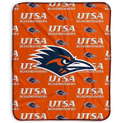 Pegasus UTSA Roadrunners 50" x 60" Repeat Wordmark Fleece Blanket