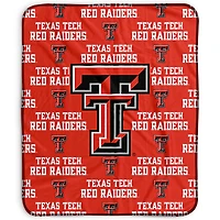 Pegasus Texas Tech Red Raiders 50" x 60" Repeat Wordmark Fleece Blanket