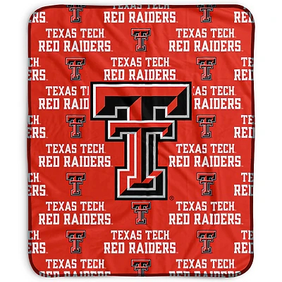Pegasus Texas Tech Red Raiders 50" x 60" Repeat Wordmark Fleece Blanket