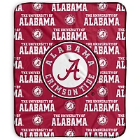 Pegasus Alabama Crimson Tide 50" x 60" Repeat Wordmark Fleece Blanket