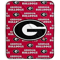 Pegasus Georgia Bulldogs 50" x 60" Repeat Wordmark Fleece Blanket