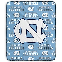 Pegasus North Carolina Tar Heels 50" x 60" Repeat Wordmark Fleece Blanket
