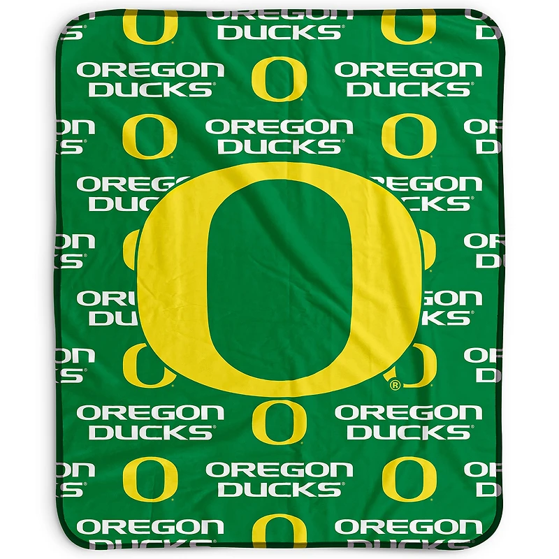 Pegasus Oregon Ducks 50" x 60" Repeat Wordmark Fleece Blanket