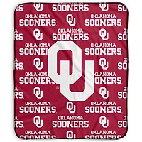 Pegasus Oklahoma Sooners 50" x 60" Repeat Wordmark Fleece Blanket