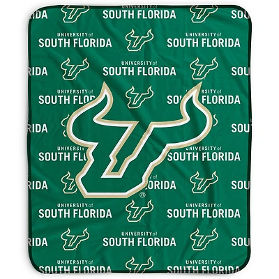 Pegasus South Florida Bulls 50" x 60" Repeat Wordmark Fleece Blanket