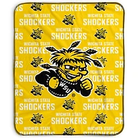 Pegasus Wichita State Shockers 50" x 60" Repeat Wordmark Fleece Blanket