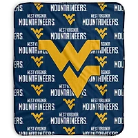 Pegasus West Virginia Mountaineers 50" x 60" Repeat Wordmark Fleece Blanket