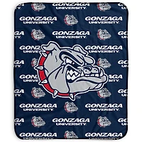 Pegasus Gonzaga Bulldogs 50" x 60" Repeat Wordmark Fleece Blanket