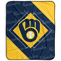 Pegasus Milwaukee Brewers 50" x 60" Diamond Logo Fleece Blanket