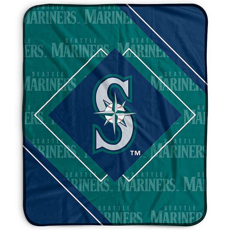 Pegasus Seattle Mariners 50" x 60" Diamond Logo Fleece Blanket