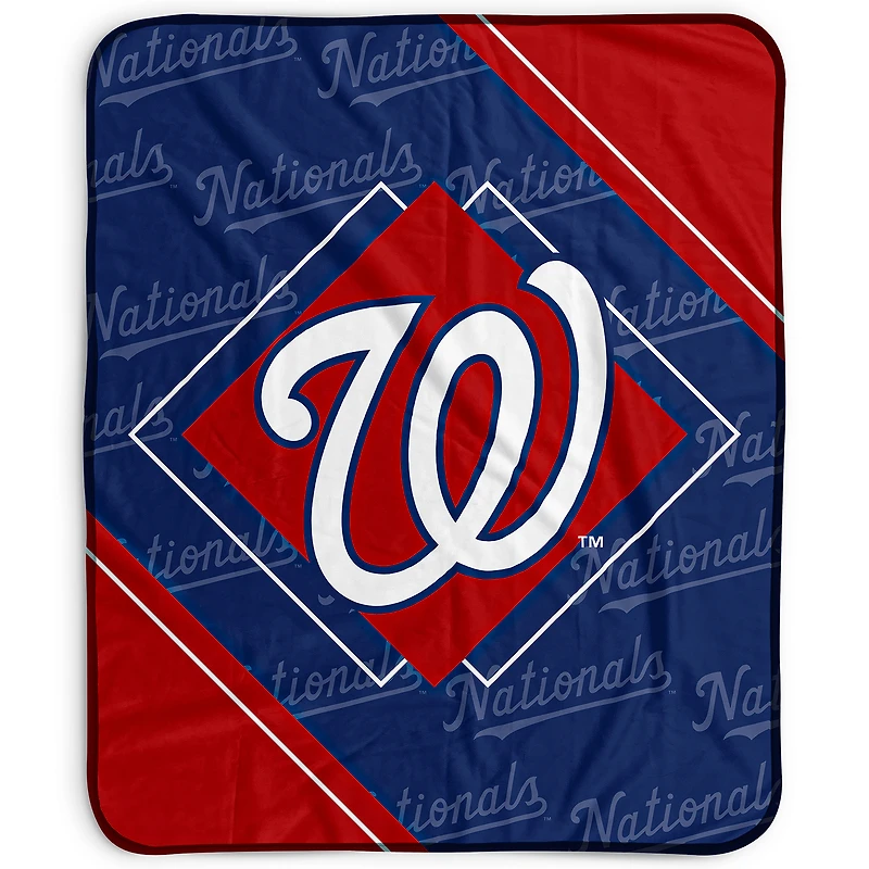 Pegasus Washington Nationals 50" x 60" Diamond Logo Fleece Blanket