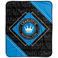 Pegasus Charlotte FC 50" x 60" Diamond Logo Fleece Blanket