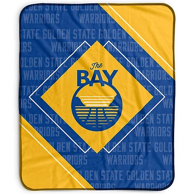 Pegasus Golden State Warriors 50" x 60" Diamond Logo Fleece Blanket